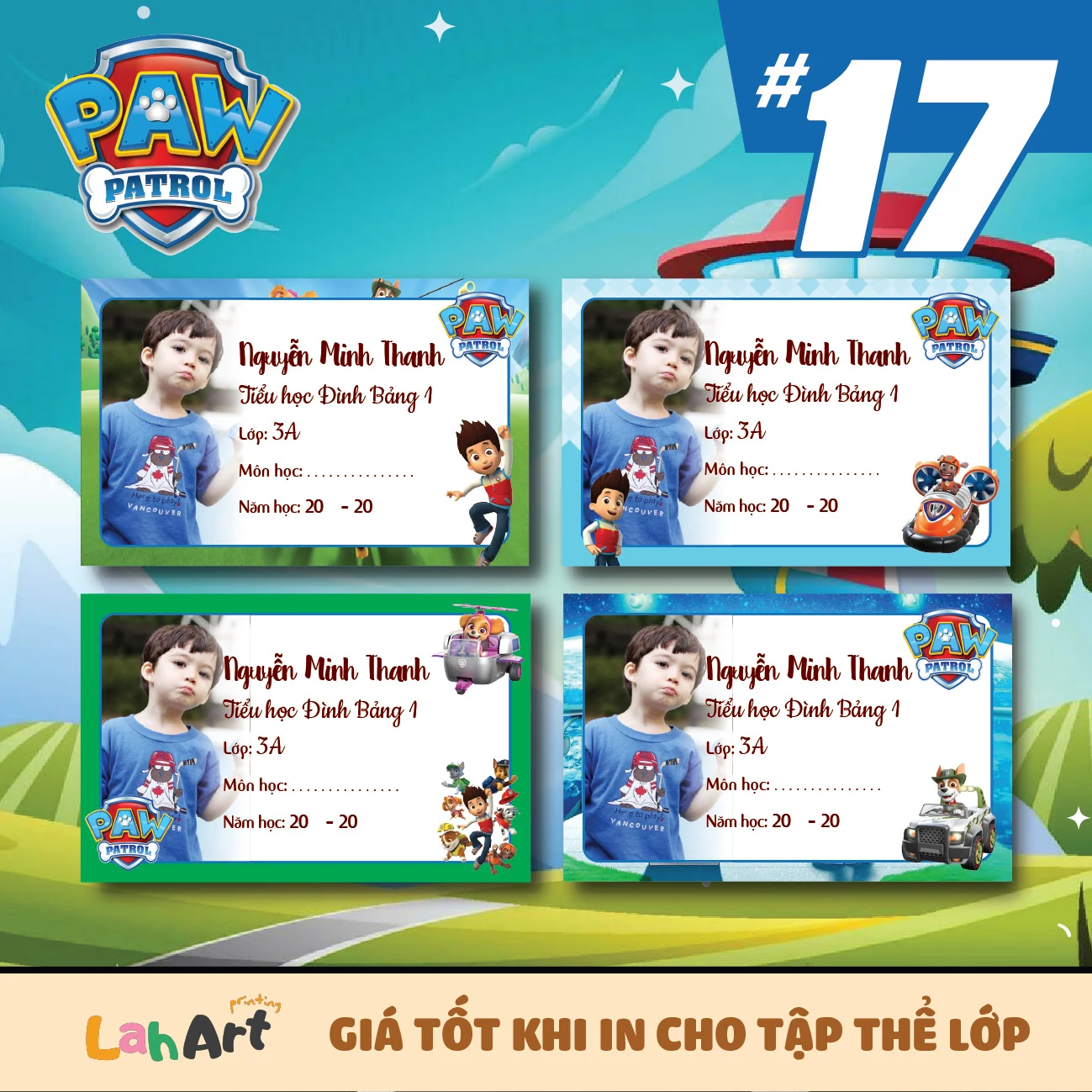 #17 In Ảnh Paw Patrol